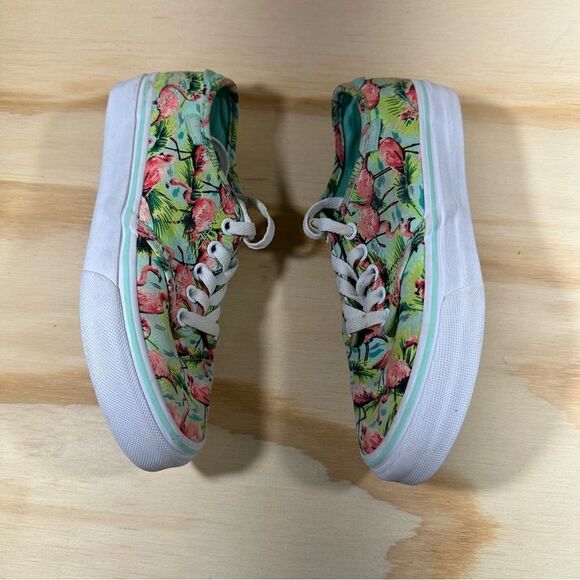 Vans Pink Flamingo Shoes Women’s Size 5 - Picture 2 of 8